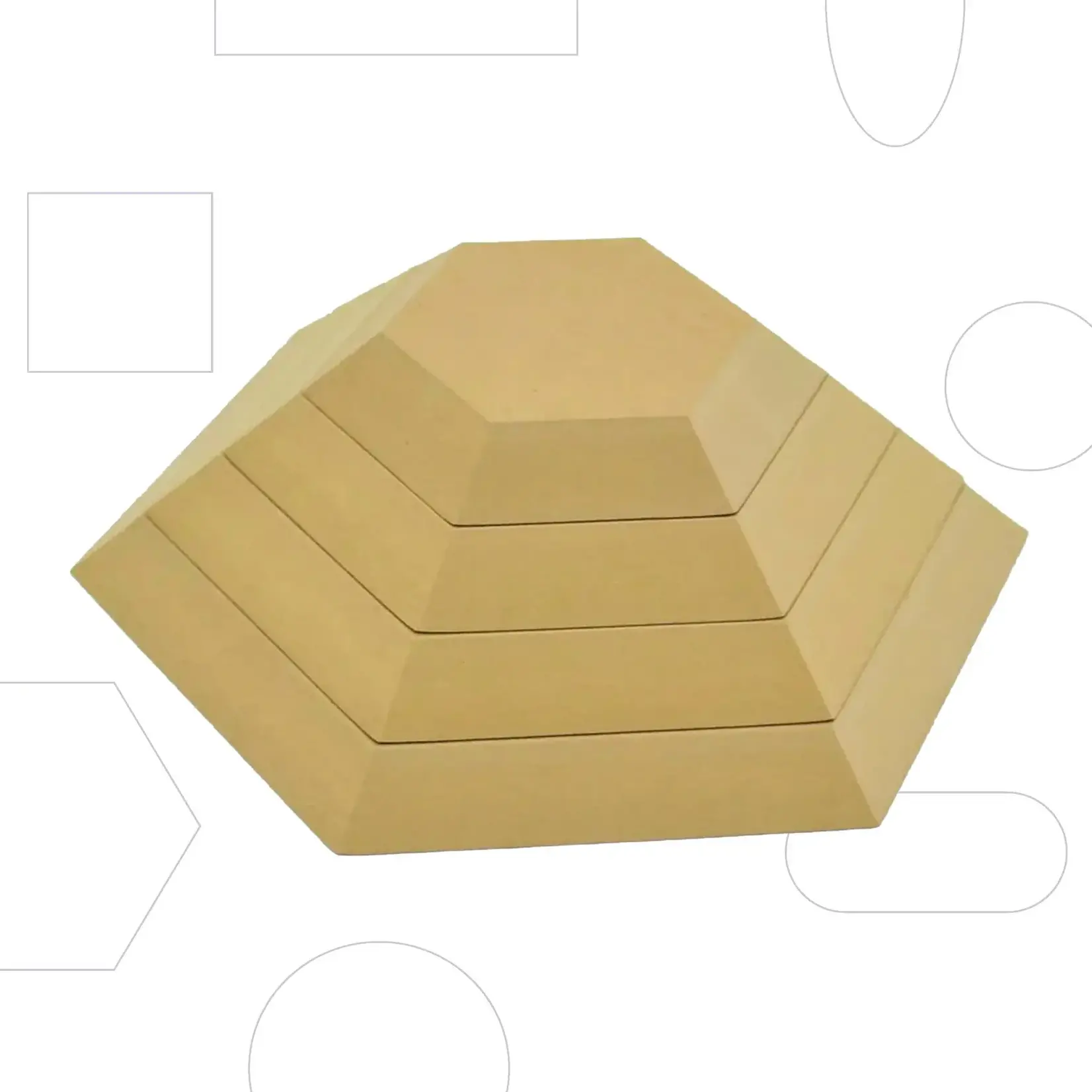 GR Pottery Forms GR FORMS HEXAGON STACK PACK (4 PIECES)
