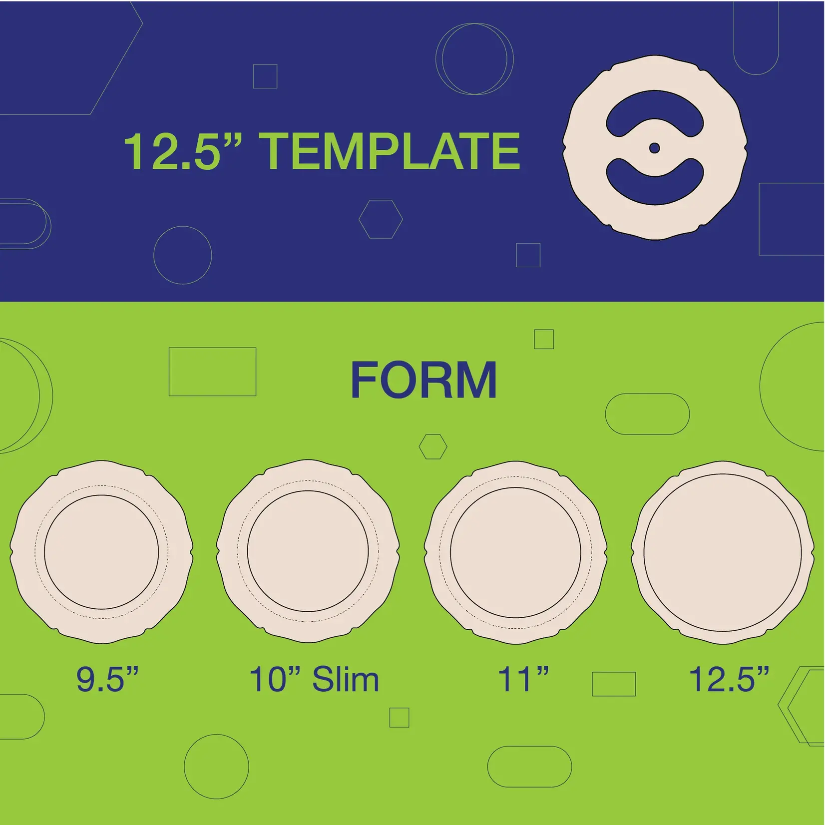 GR Forms GR FORMS RIM TEMPLATE SETS IRIS SET