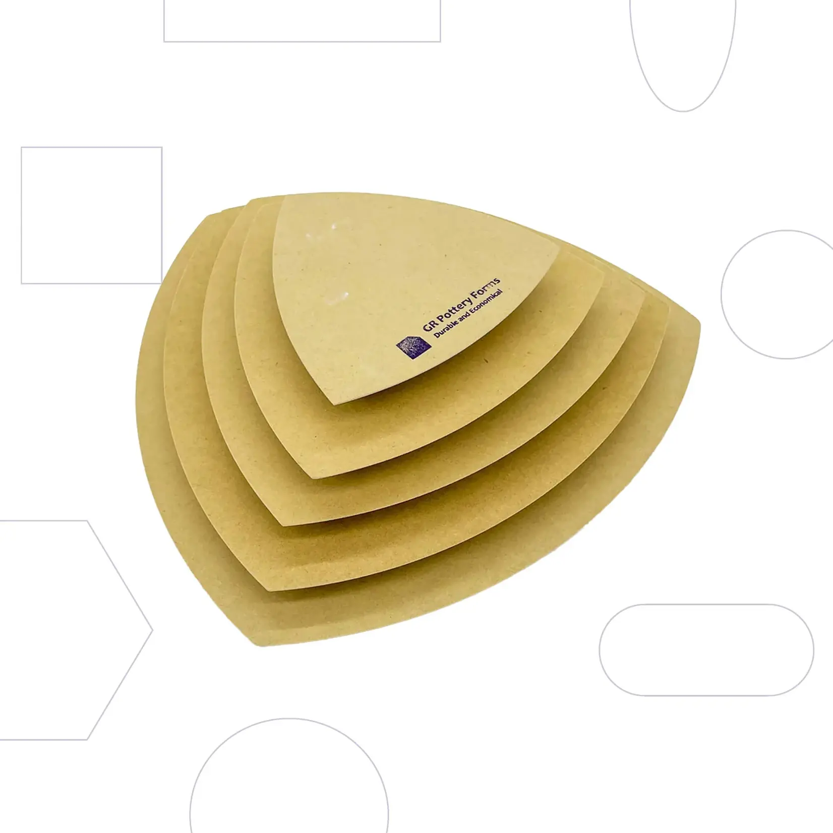 GR Pottery Forms GR FORMS SPHERICAL TRIANGLE SET