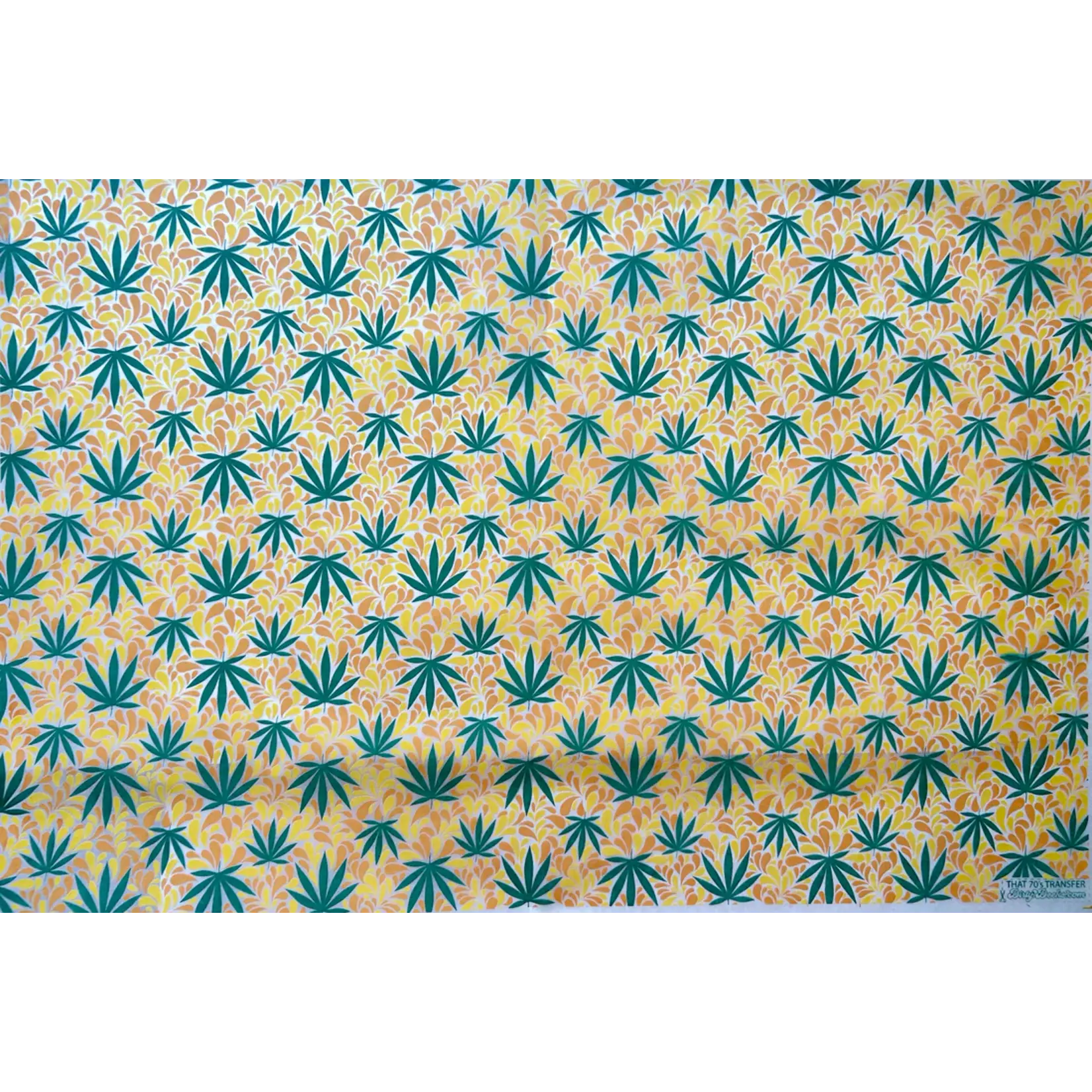 Elan Pottery Transfers Seventies Wallpaper Underglaze Transfer - Multi