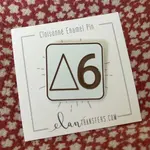 Elan Pottery Transfers Cone 6 Square Enamel Pin