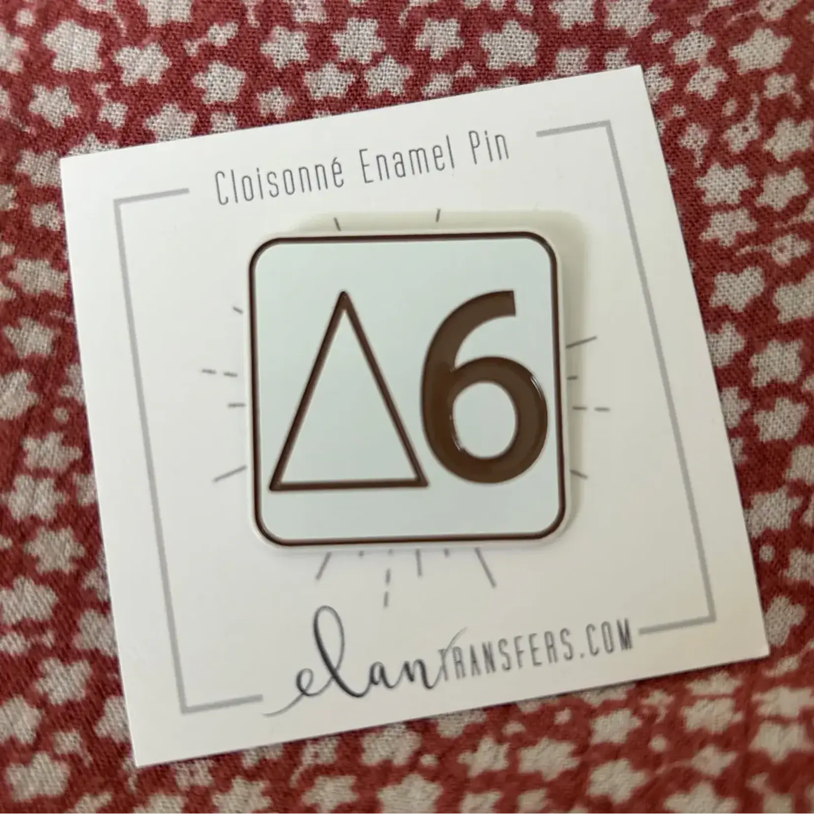 Elan Pottery Transfers Cone 6 Square Enamel Pin