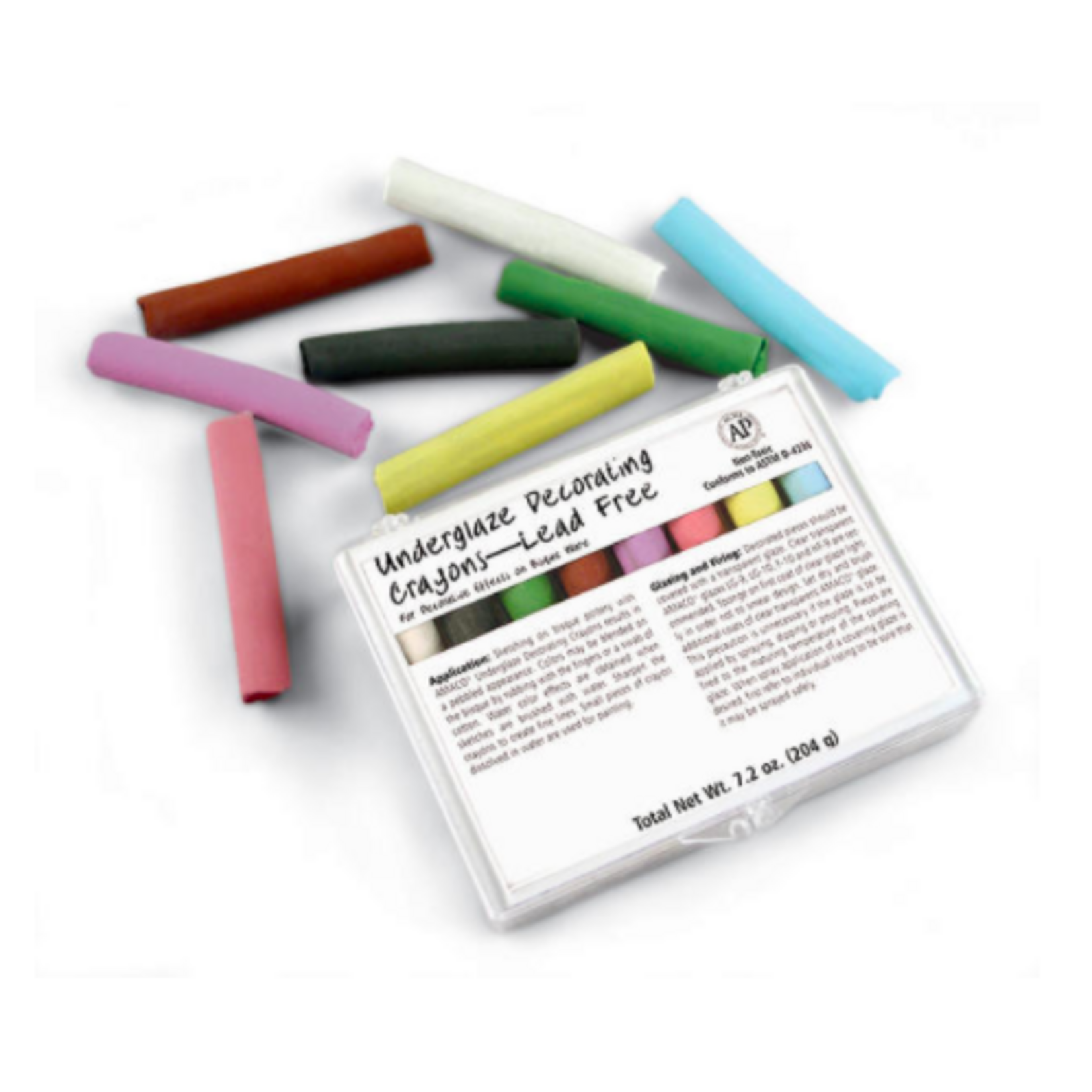 American Art Clay Underglaze Chalk Crayon Set #208
