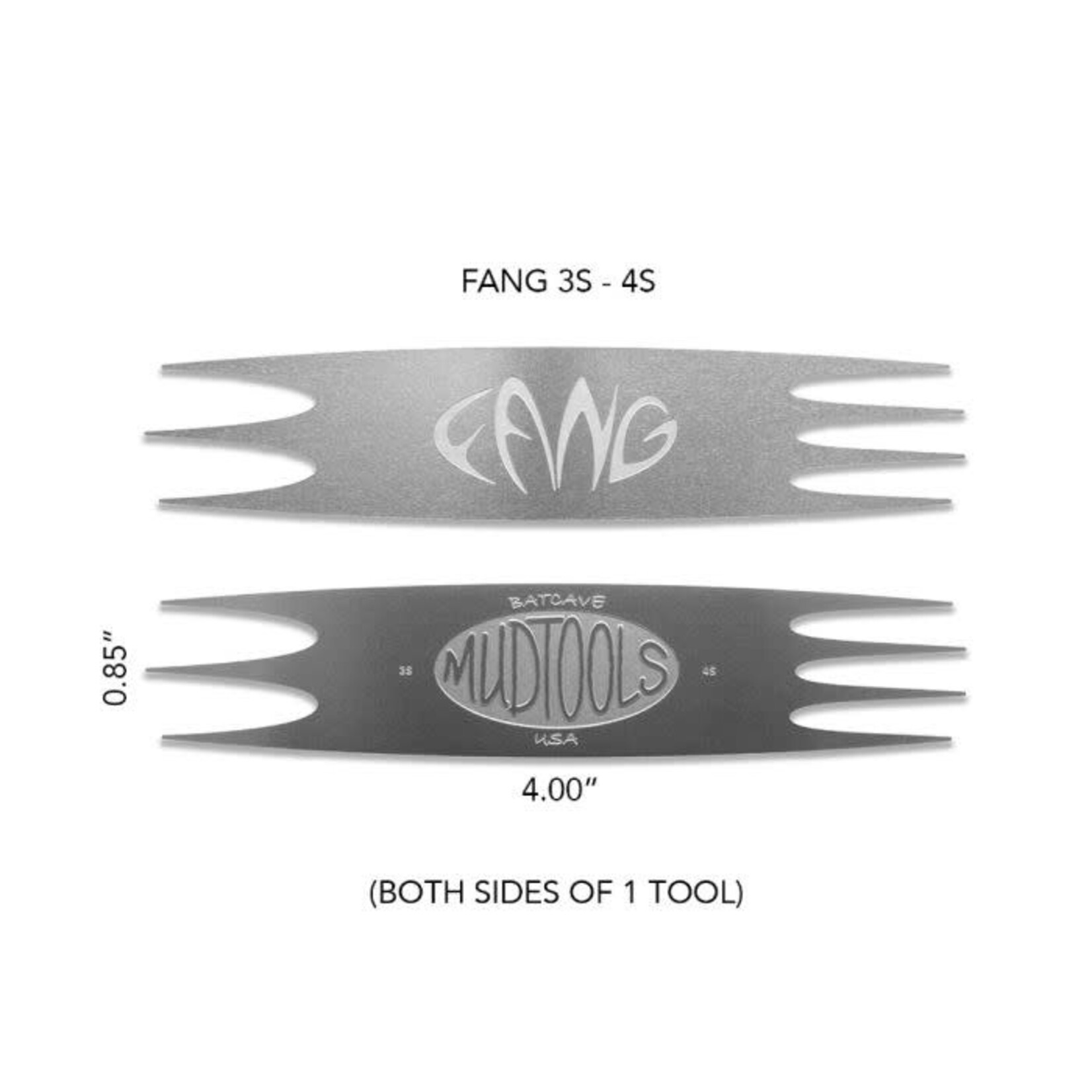 Mudtools FANG Small Stainless Steel Scoring Tools 3S-4S