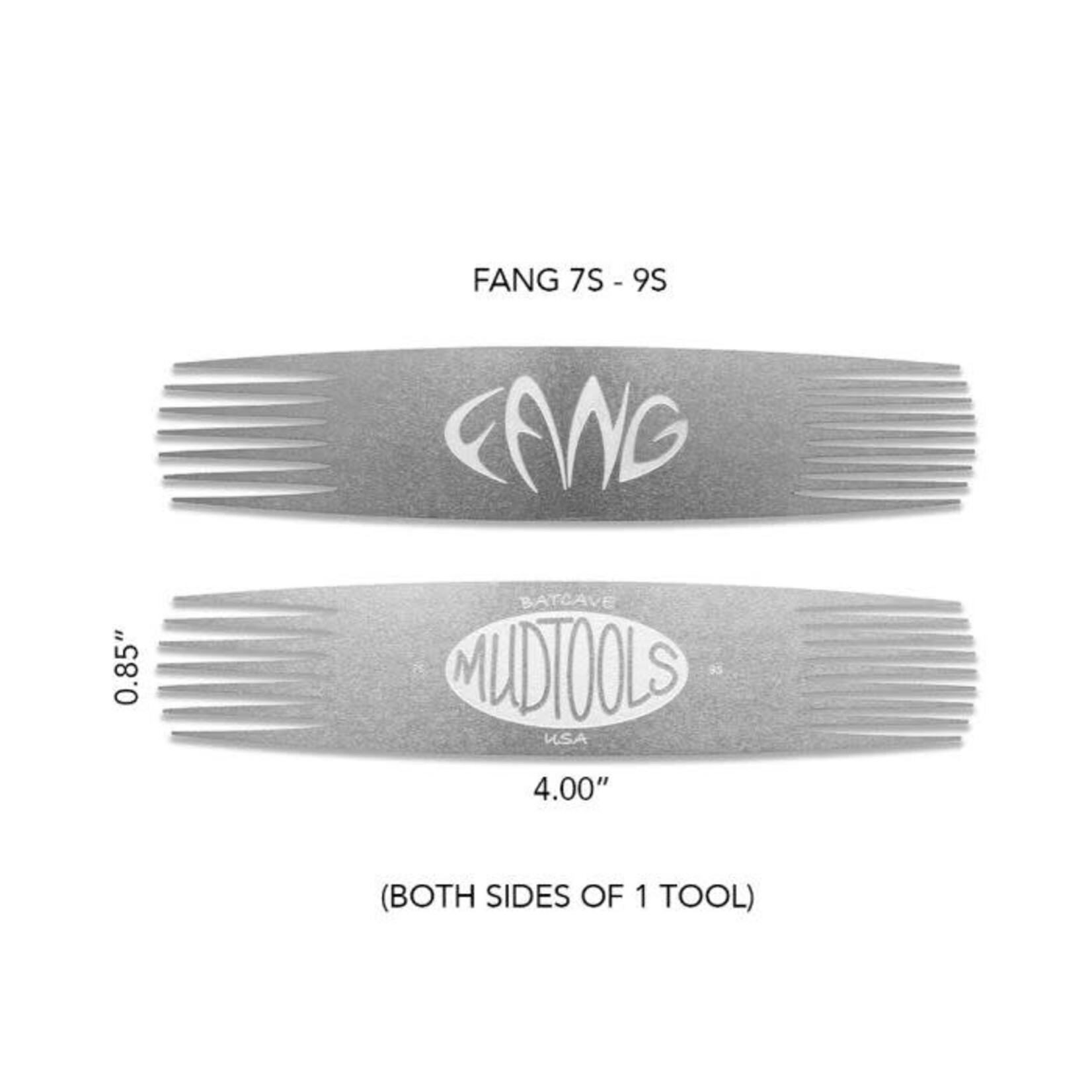 Mudtools FANG Small Stainless Steel Scoring Tools 7S-9S