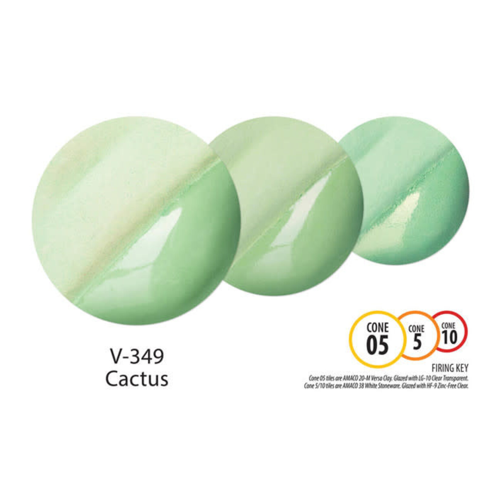 American Art Clay UG LIQ V-349 CACTUS UNDERGLAZE