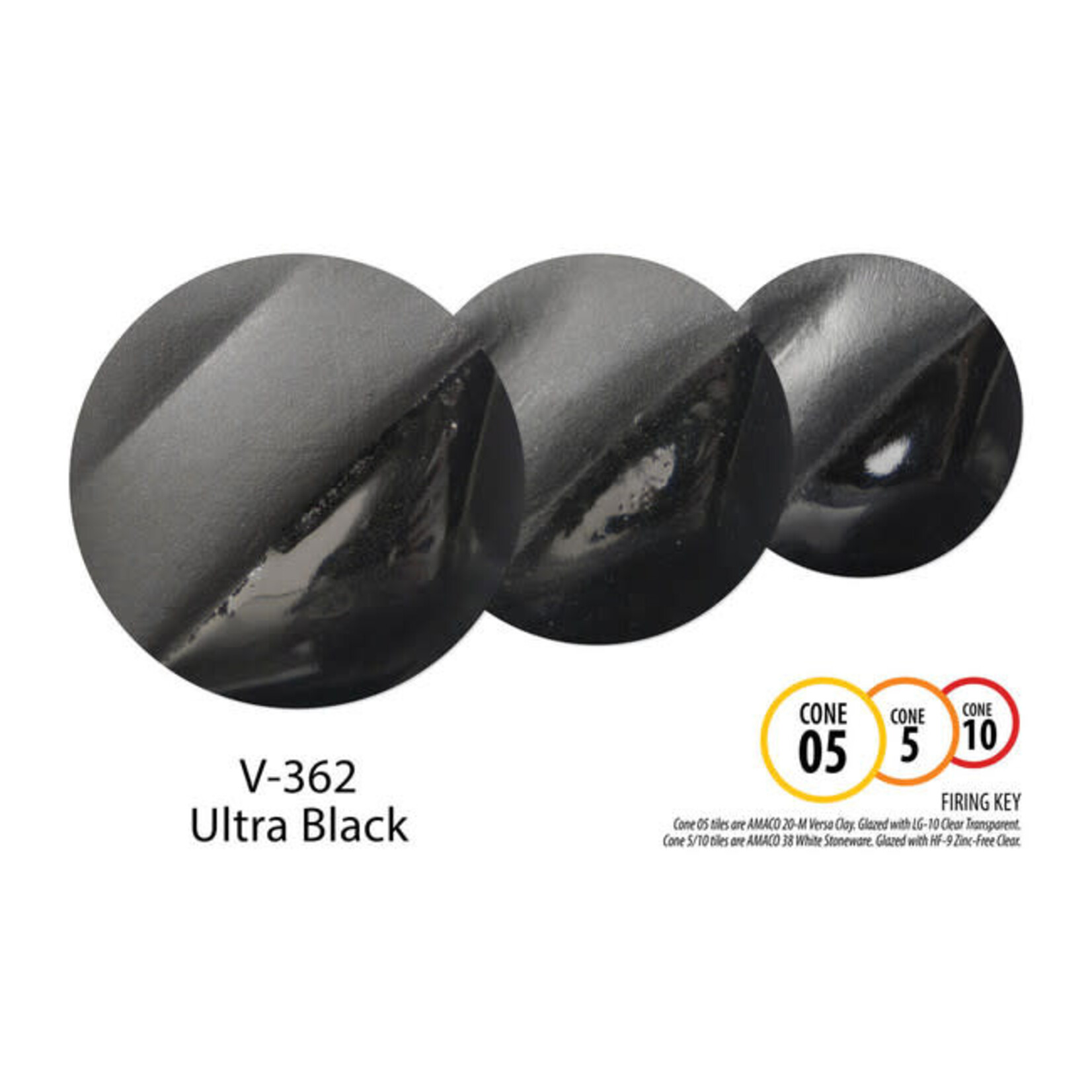 American Art Clay UG LIQ V-362 ULTRA BLACK UNDERGLAZE