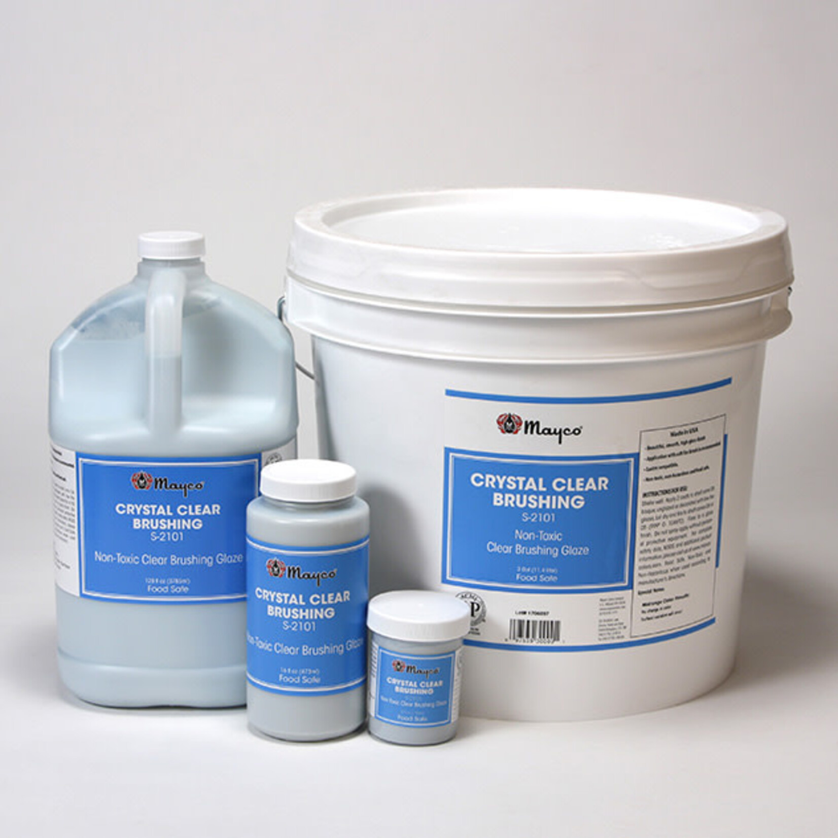 COLORAMICS, LLC MAYCO S-2101 CRYSTAL CLEAR BRUSHING PINT