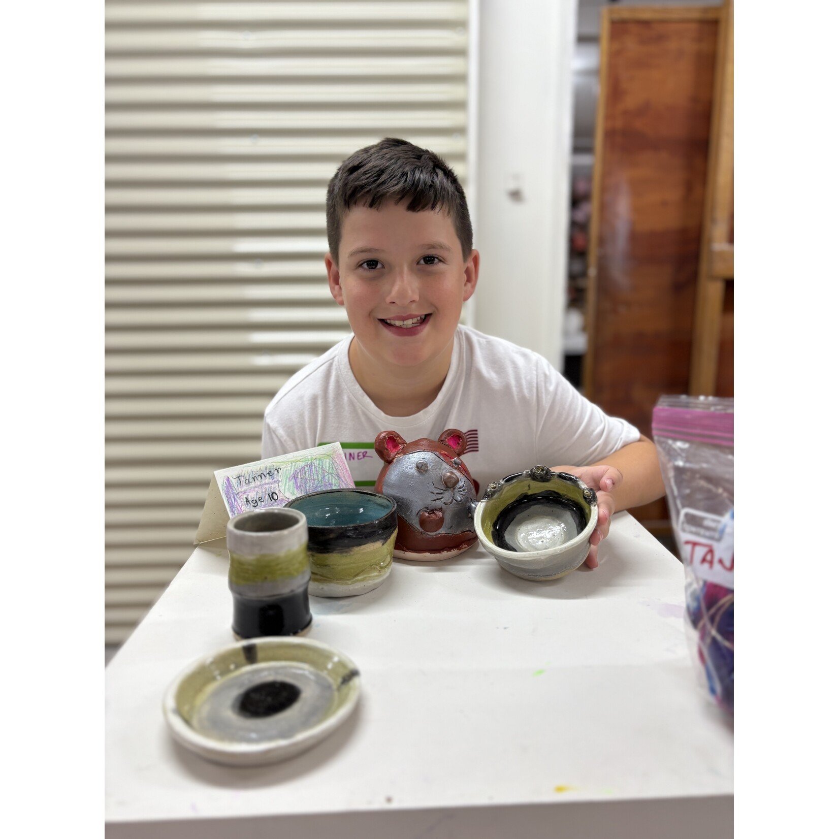 Pottery Wheel Half-Day PM 1:30-4:00p 6+ yrs