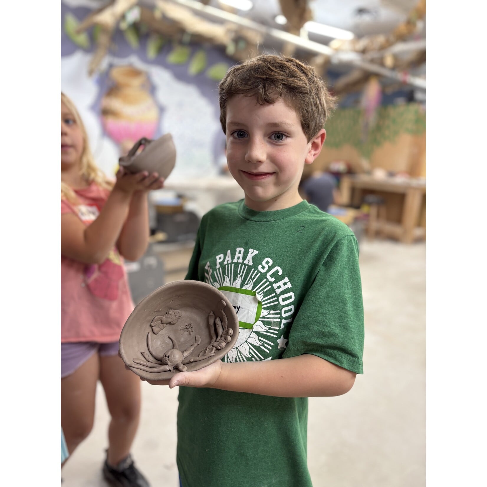 Pottery Wheel Half-Day AM 10:00a-12:30p 8+ yrs