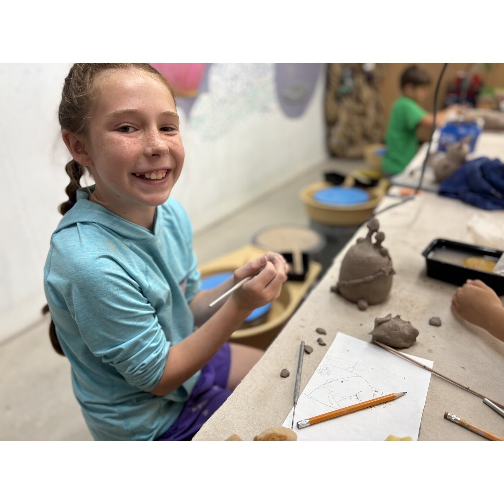 Pottery Wheel Half-Day AM 10:00a-12:30p 8+ yrs