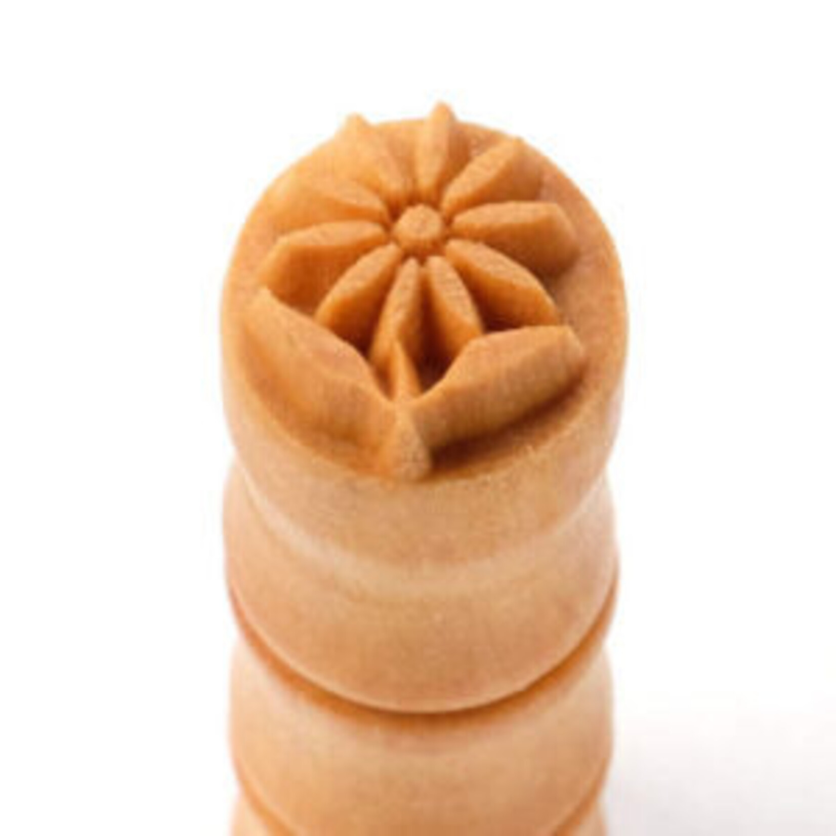 MKM POTTERY TOOLS MKM Scs-198 Small Round Stamp – Daisy with Leaves