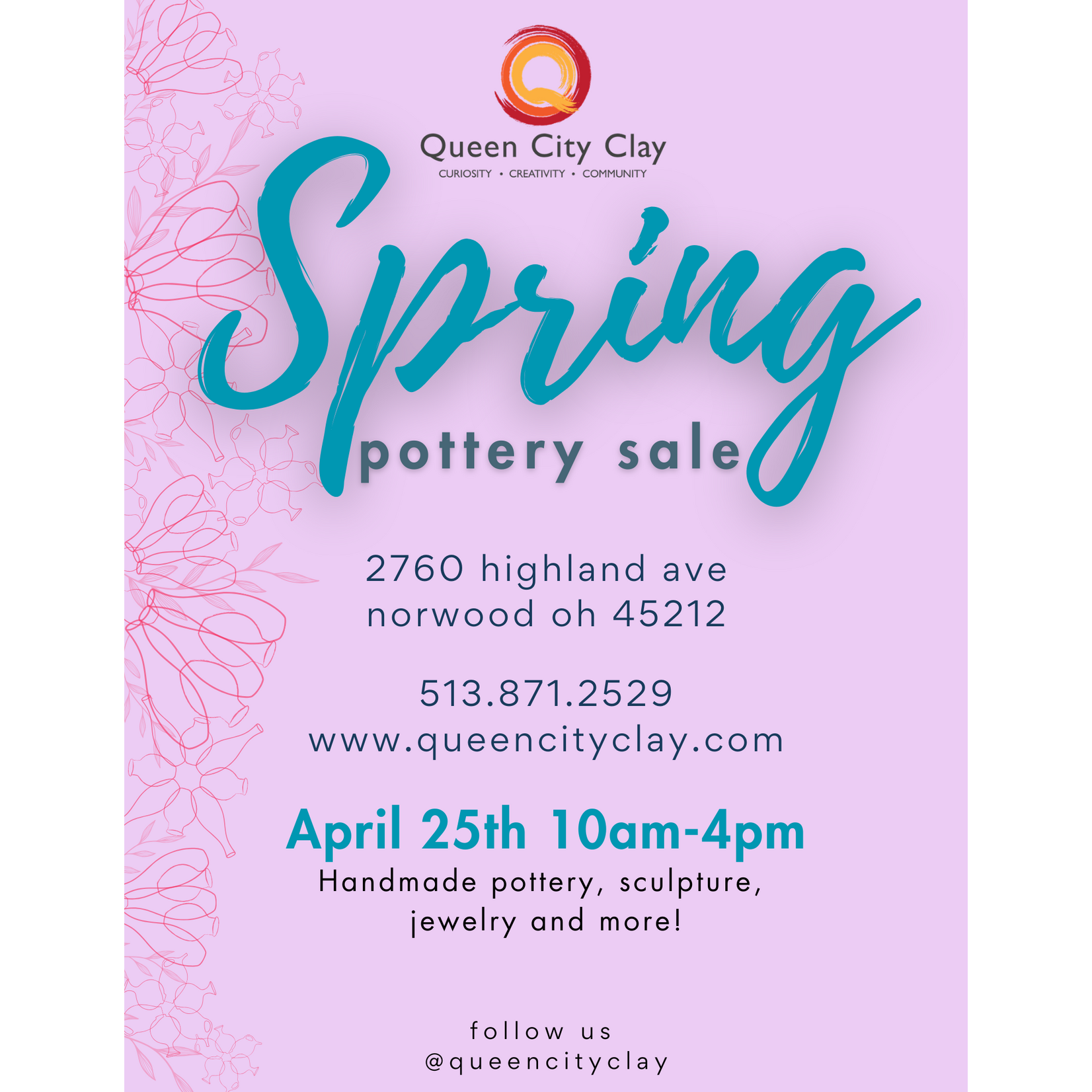 SPRING POTTERY SALE REGISTRATION 2026