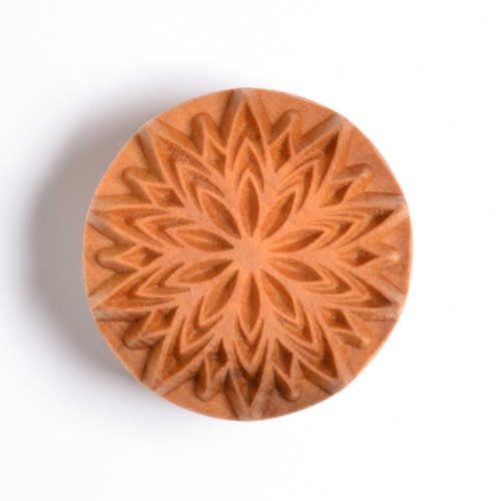 MKM POTTERY TOOLS Scl-039 Large Round Stamp– Fancy Lotus