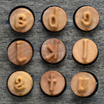 MKM POTTERY TOOLS Mom’s Fridge Notes Lower Case Font Sets