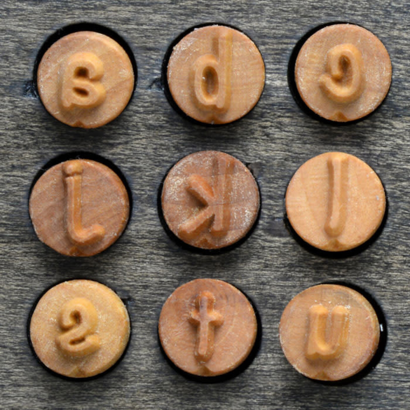 MKM POTTERY TOOLS Mom’s Fridge Notes Lower Case Font Sets