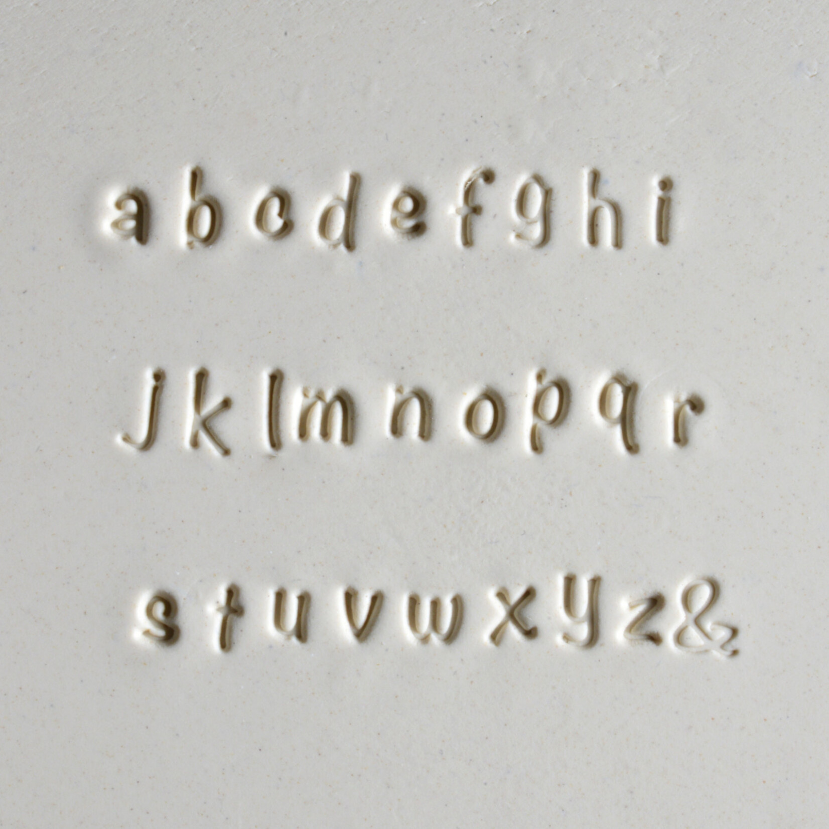 MKM POTTERY TOOLS Mom’s Fridge Notes Lower Case Font Sets