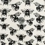 Elan Pottery Transfers Bees Underglaze Transfer - Black