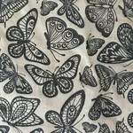 Elan Pottery Transfers Butterflies in Flight Underglaze Transfer - Black