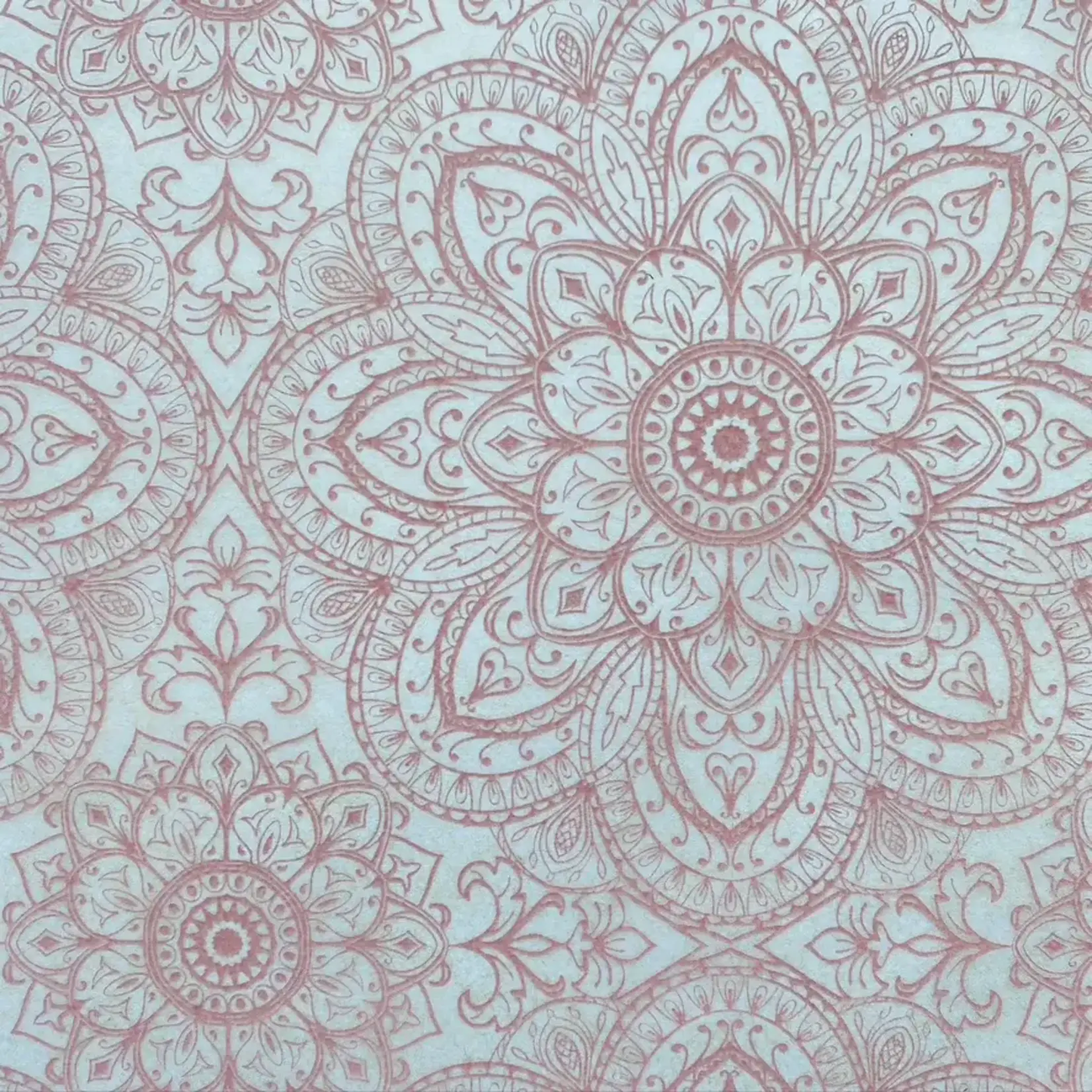 Elan Pottery Transfers Mandala (Closed Center) Underglaze Transfer - Pink