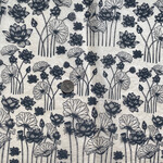 Elan Pottery Transfers Lotus Flowers Underglaze Transfer - Black