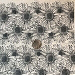 Elan Pottery Transfers Sunflower Border Underglaze Transfer - Black