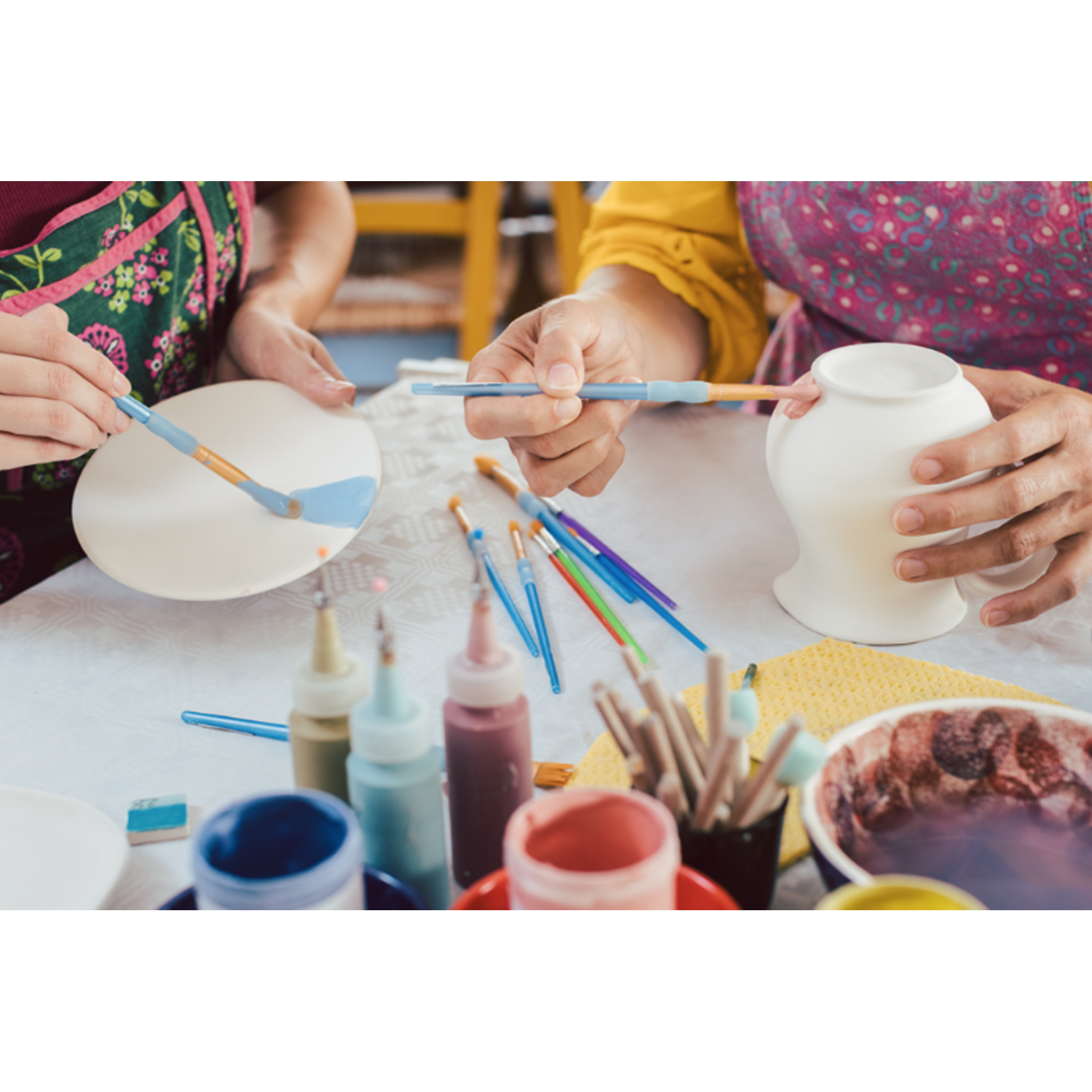 Queer Clay Pottery Painting Event Aug 2, 5-7 pm
