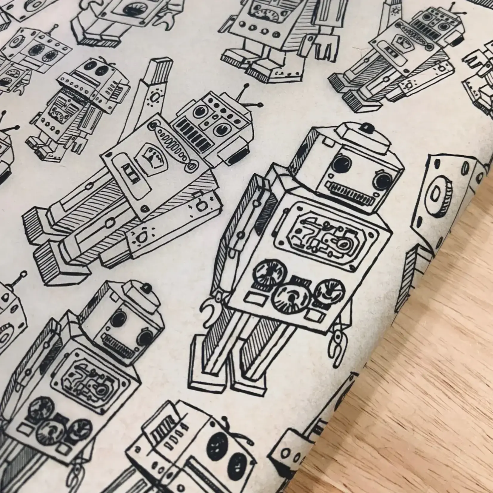 Robots - Underglaze Transfer Sheet