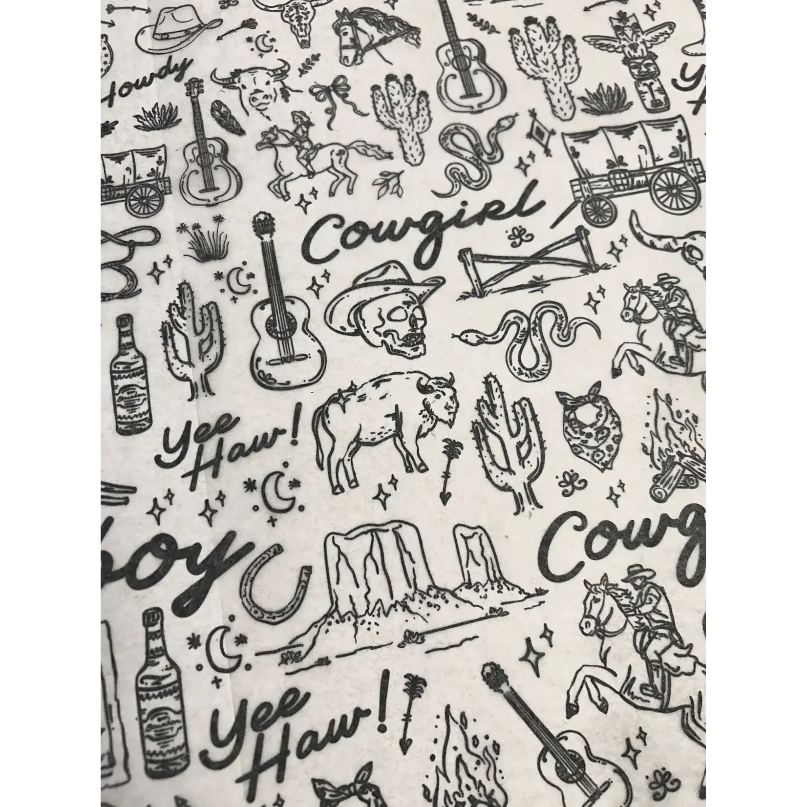 Cowboys & Girls - Underglaze Transfer Sheet