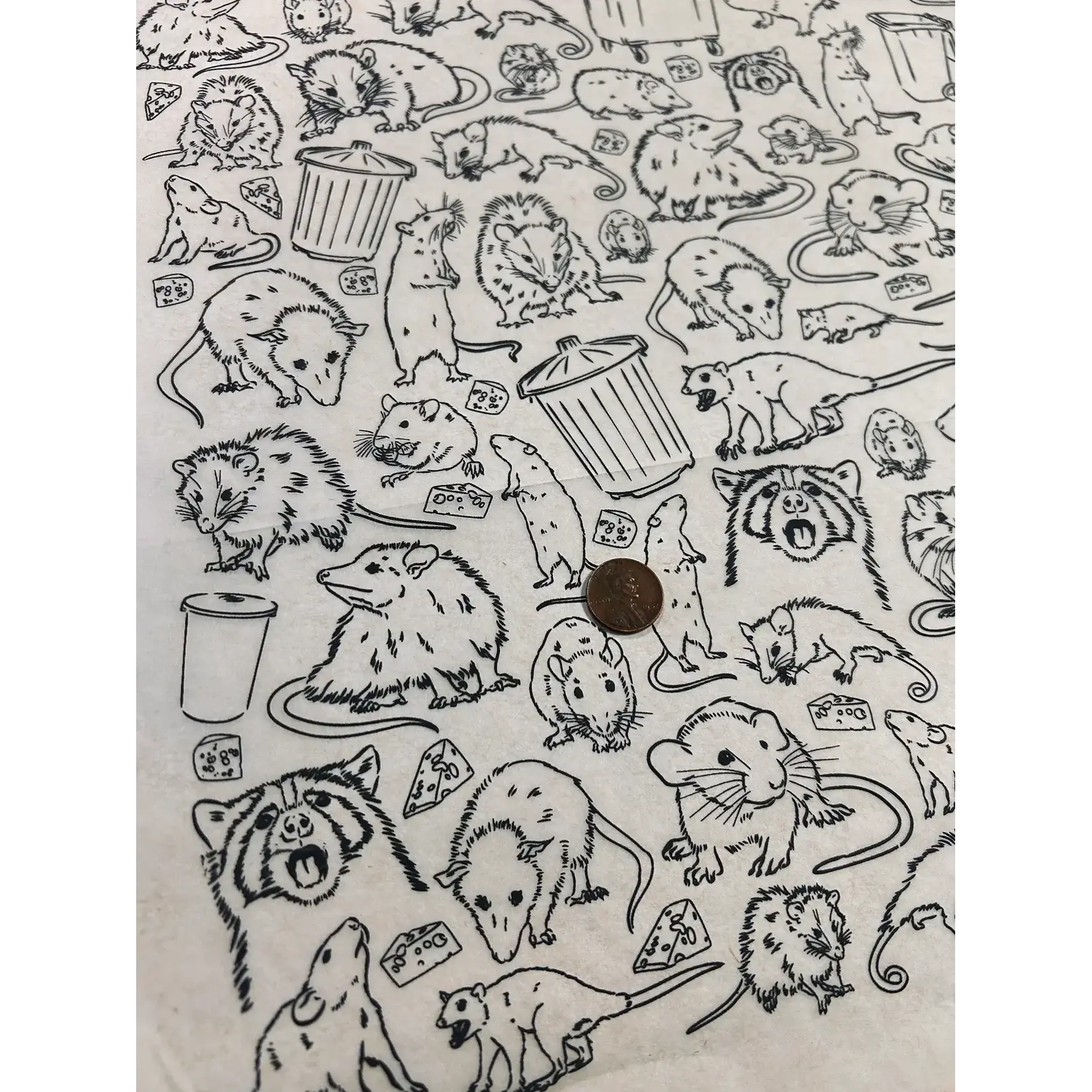 Garbage Critters - Underglaze Transfer Sheet