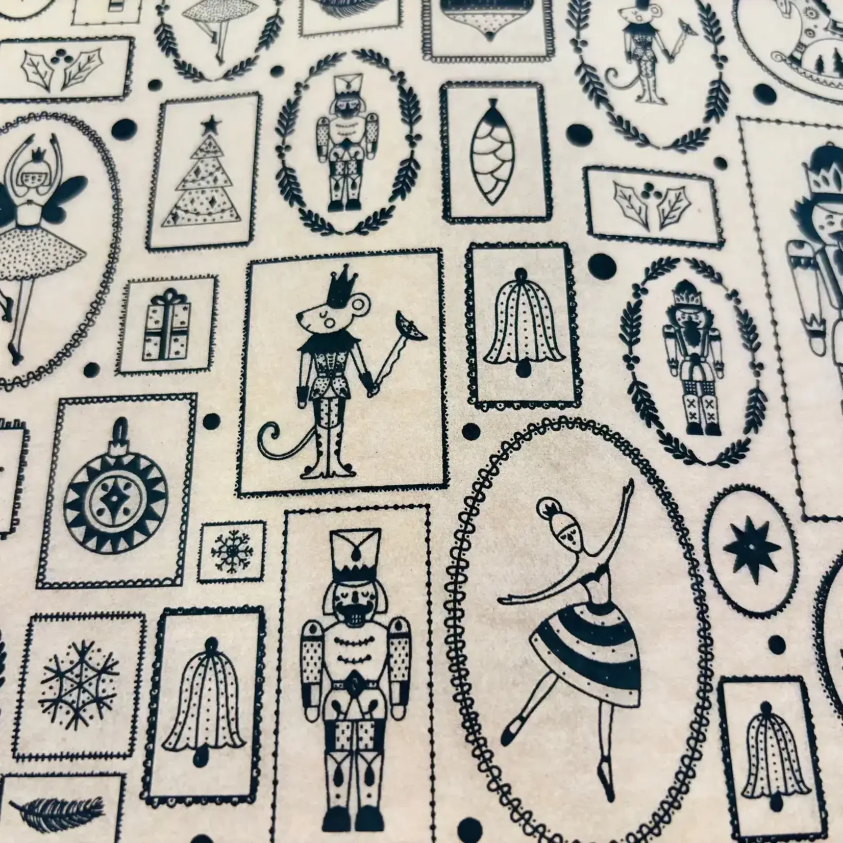 Nutcracker - Underglaze Transfer Sheet - BLACK