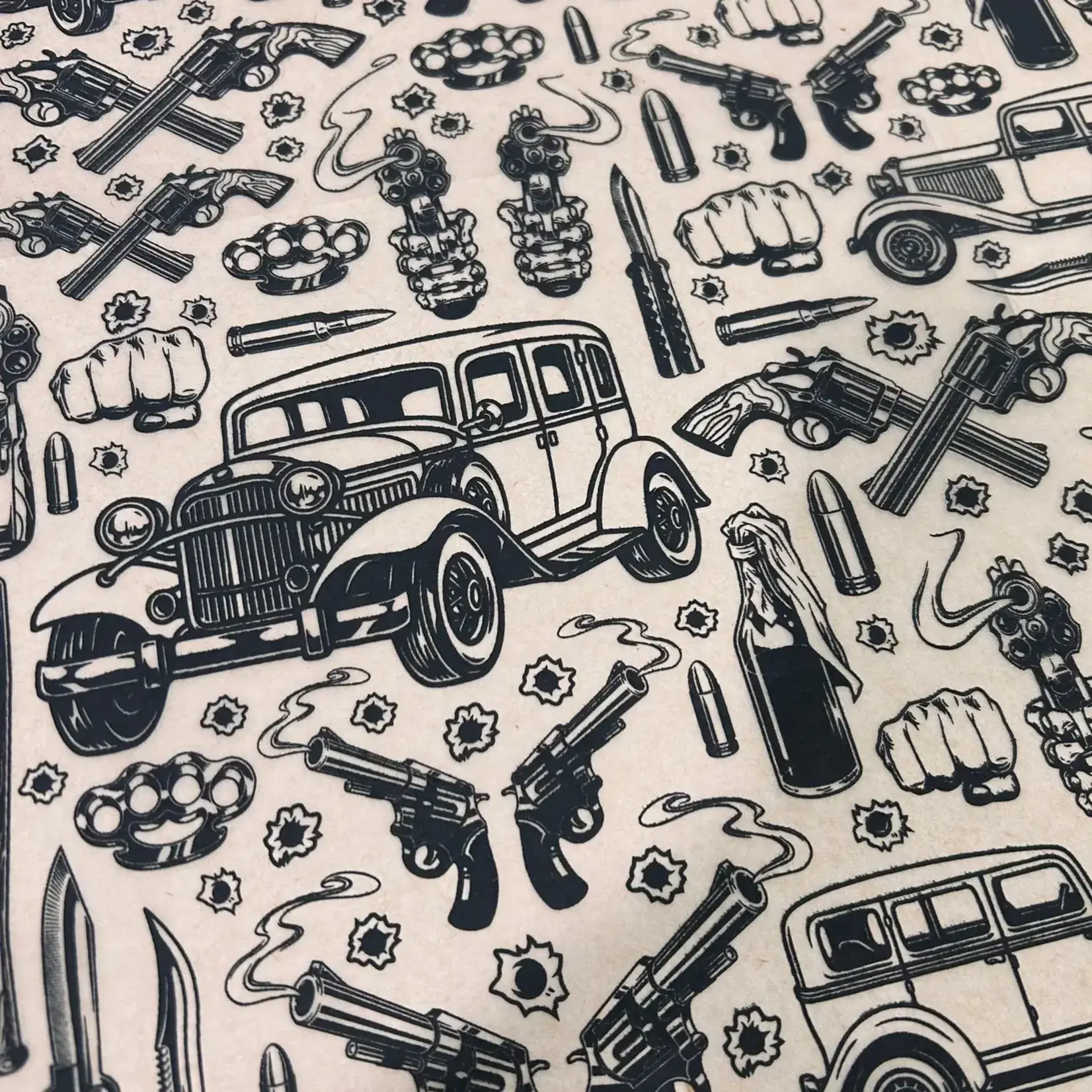 Gangster - Underglaze Transfer Sheet