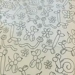 Balloon Animals - Underglaze Transfer Sheet