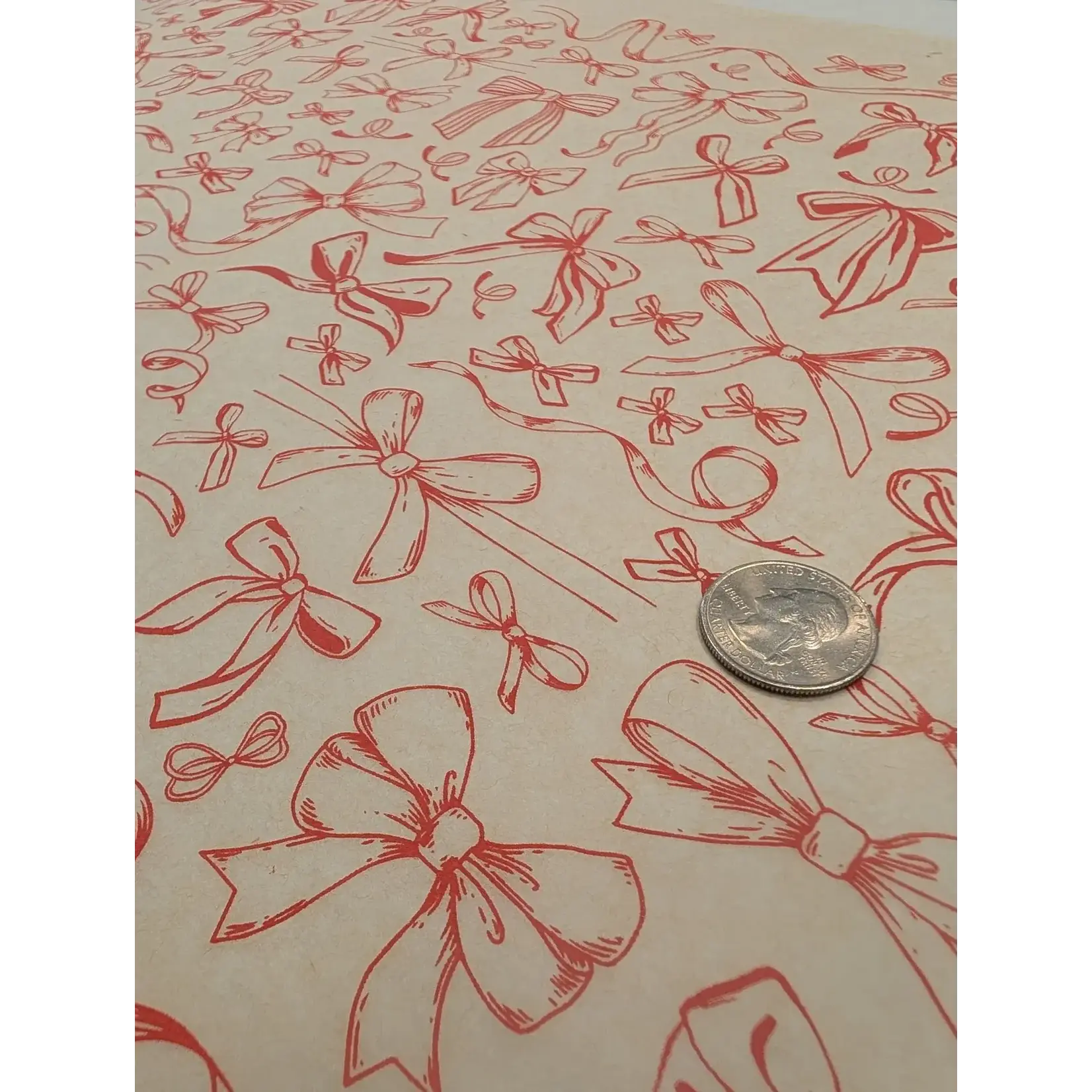 Bows - Underglaze Transfer Sheet - RED