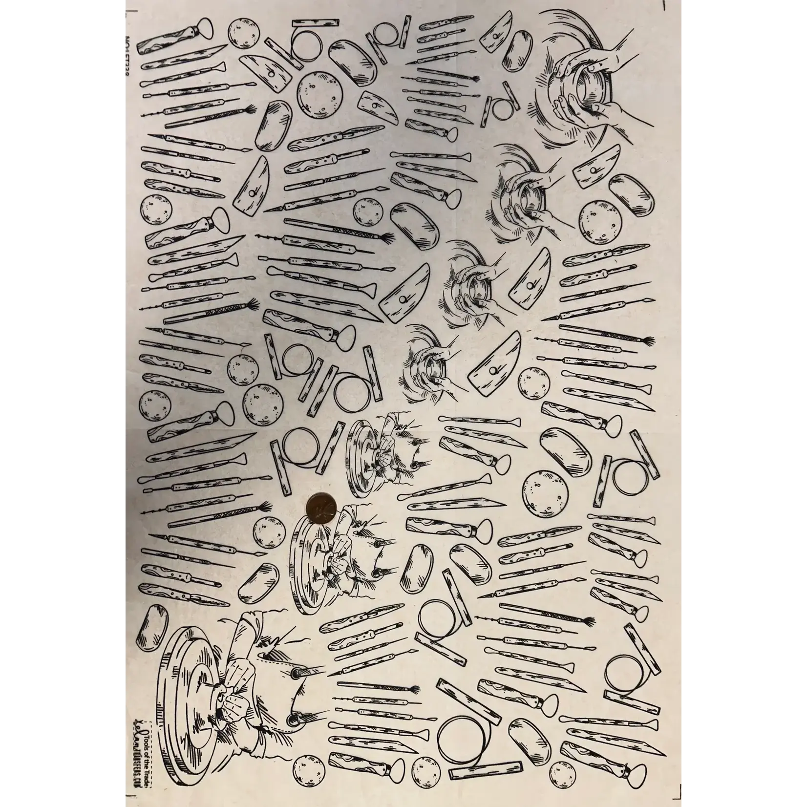 Tools of the Trade - Underglaze Transfer Sheet