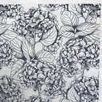 Elan Pottery Transfers Hydrangea Underglaze Transfer - Black