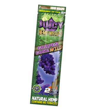Juicy Jay's Juicy Jay's Hemp Wraps, Grape (2-pack)