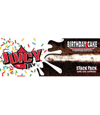 Juicy Jay's Juicy Jay's King Size Hemp w/ Tips Birthday Cake 40-Pack