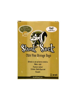 Skunk Skunk Sack, Clear, Small 4" x 3", 12-pack
