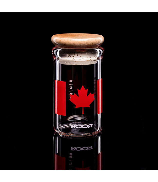 Roor Glass Jar W Wood Cork Lid Canada Logo Hemp Nation Cans Outfitters - Glass Jar With Cork Lid Canada Roor Glass Jar W Wood Cork Lid Canada Logo Hemp Nation Cans Outfitters - Glass Jar With Cork Lid Canada