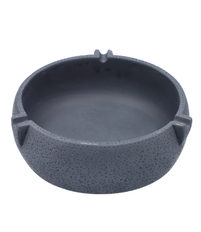 Cement 6.25" Round Ashtray Grey