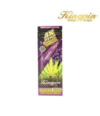 Kingpin King Pin Hemp Wraps 4-Pack Goomba Grape
