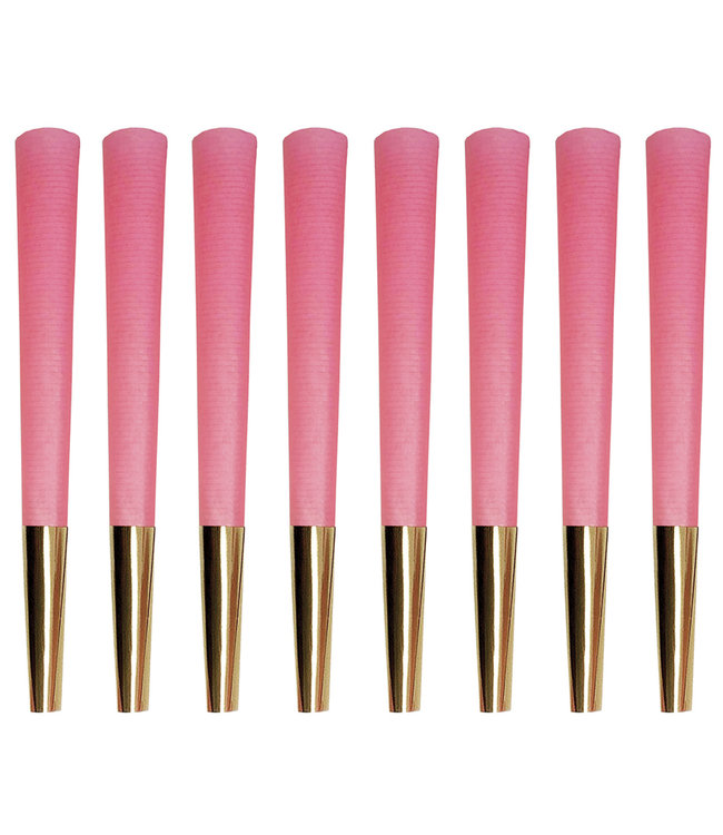 Beautiful Burns Power Pink Designer Cones 8-Pack