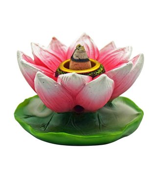 Lotus Flower Backflow Incense Burner 3"