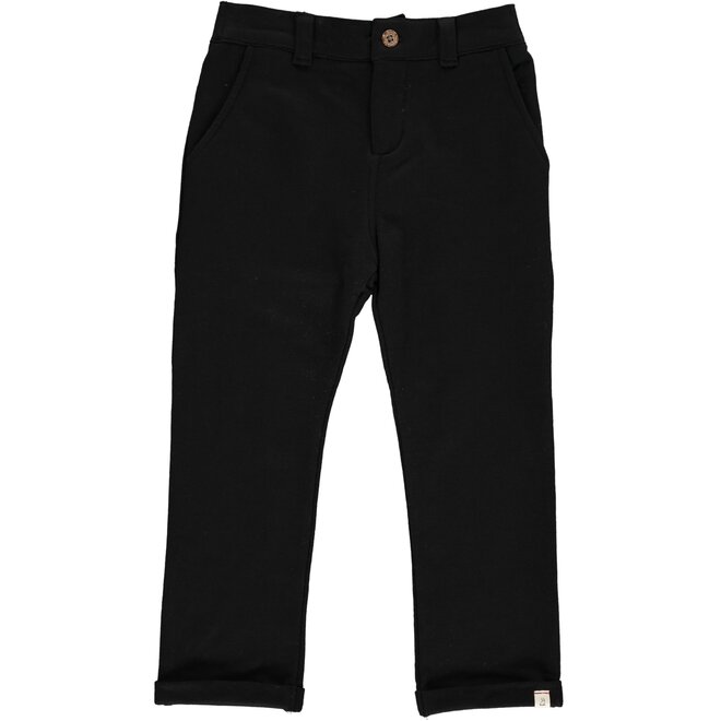 Black jersey pants