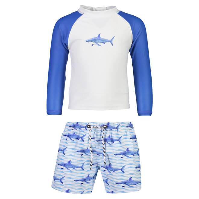 SCHOOL OF SHARKS BABY LS SET