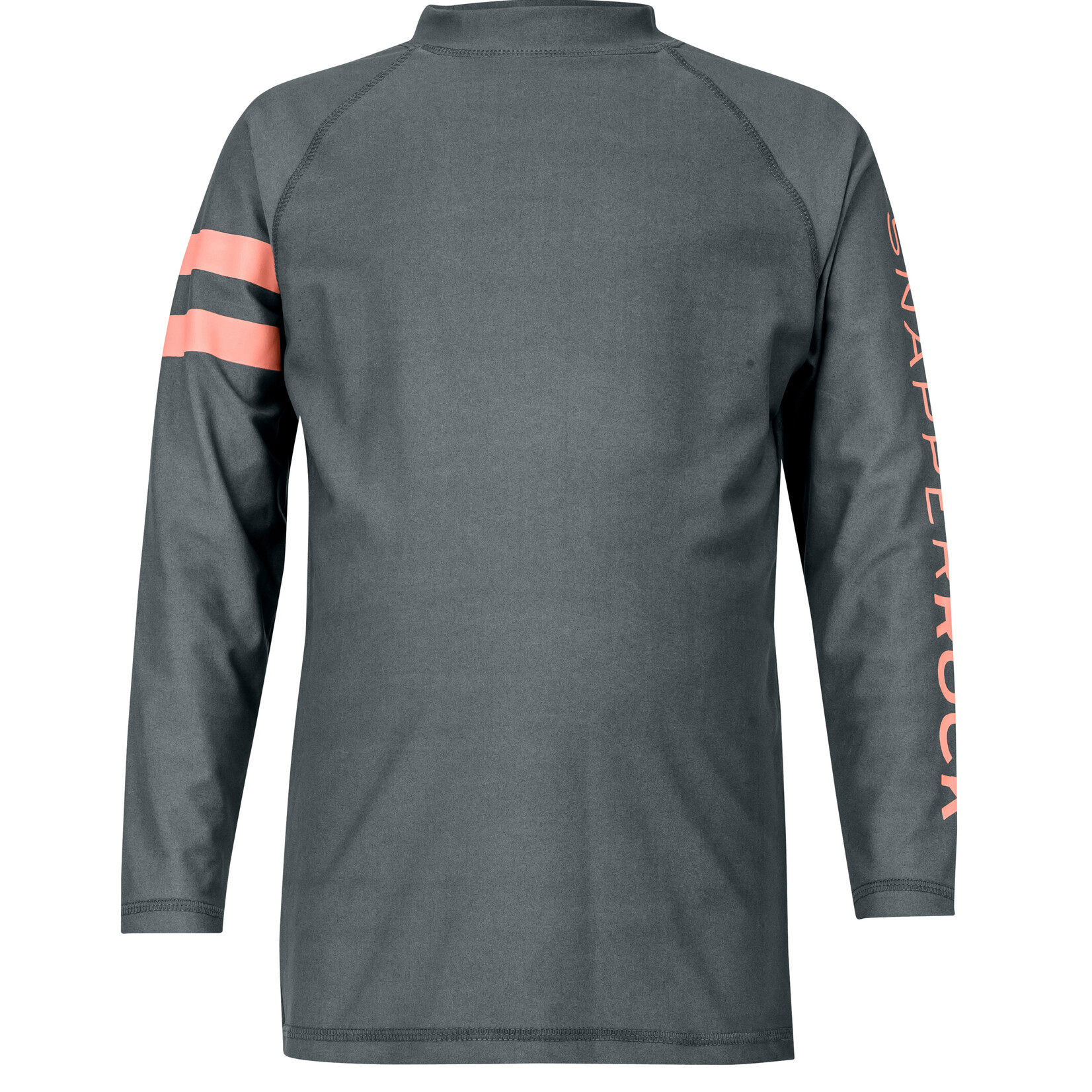 GRAY/ORANGE LS RASH GUARD