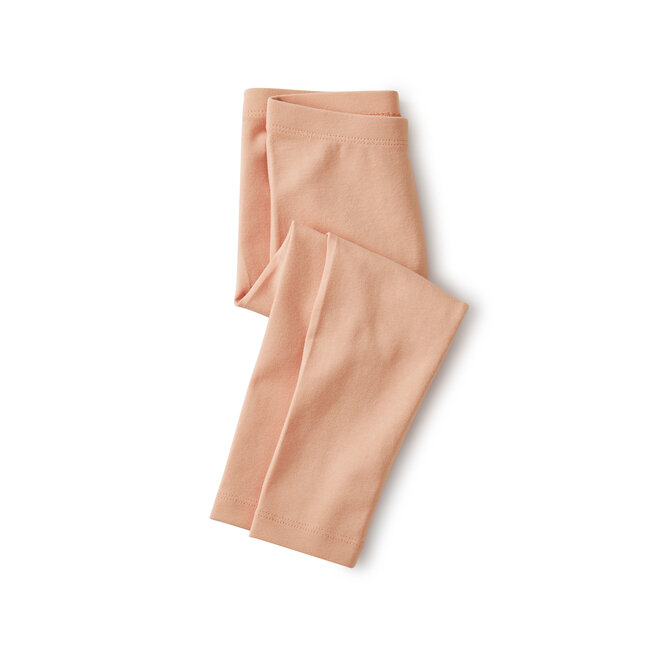 SOLID BABY LEGGINGS - DUSTY CORAL