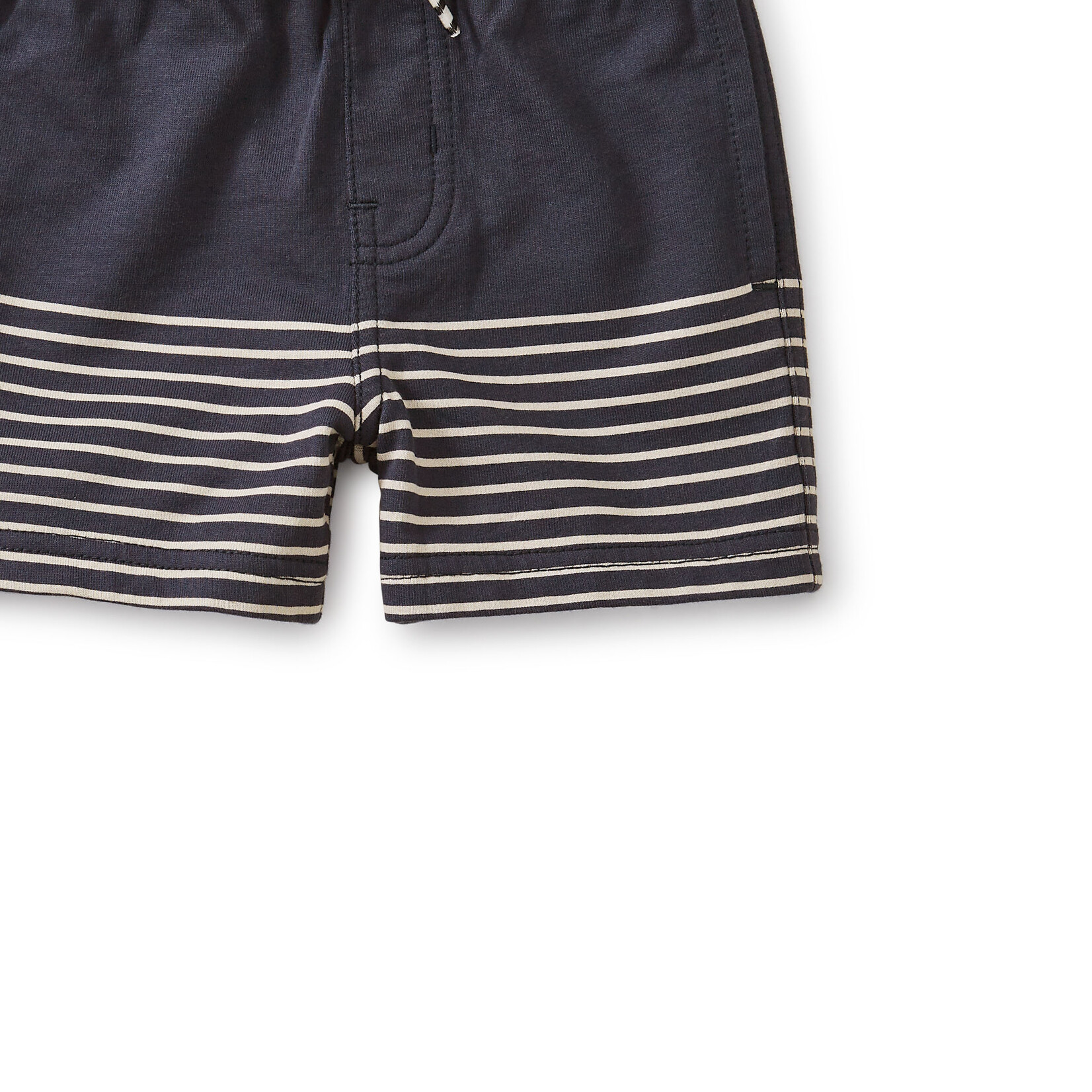 KNIT BEACH BABY SHORTS - INDIGO