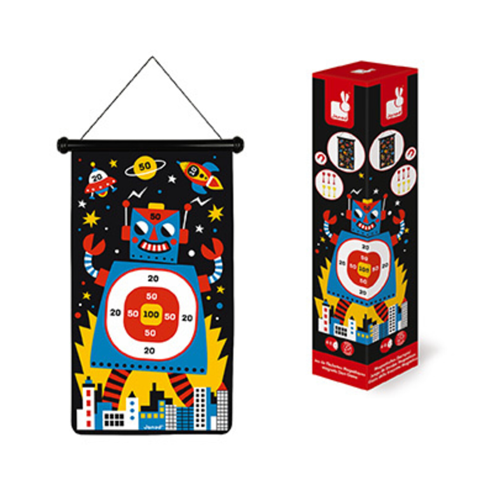 Magnetic Dart Game - Robots